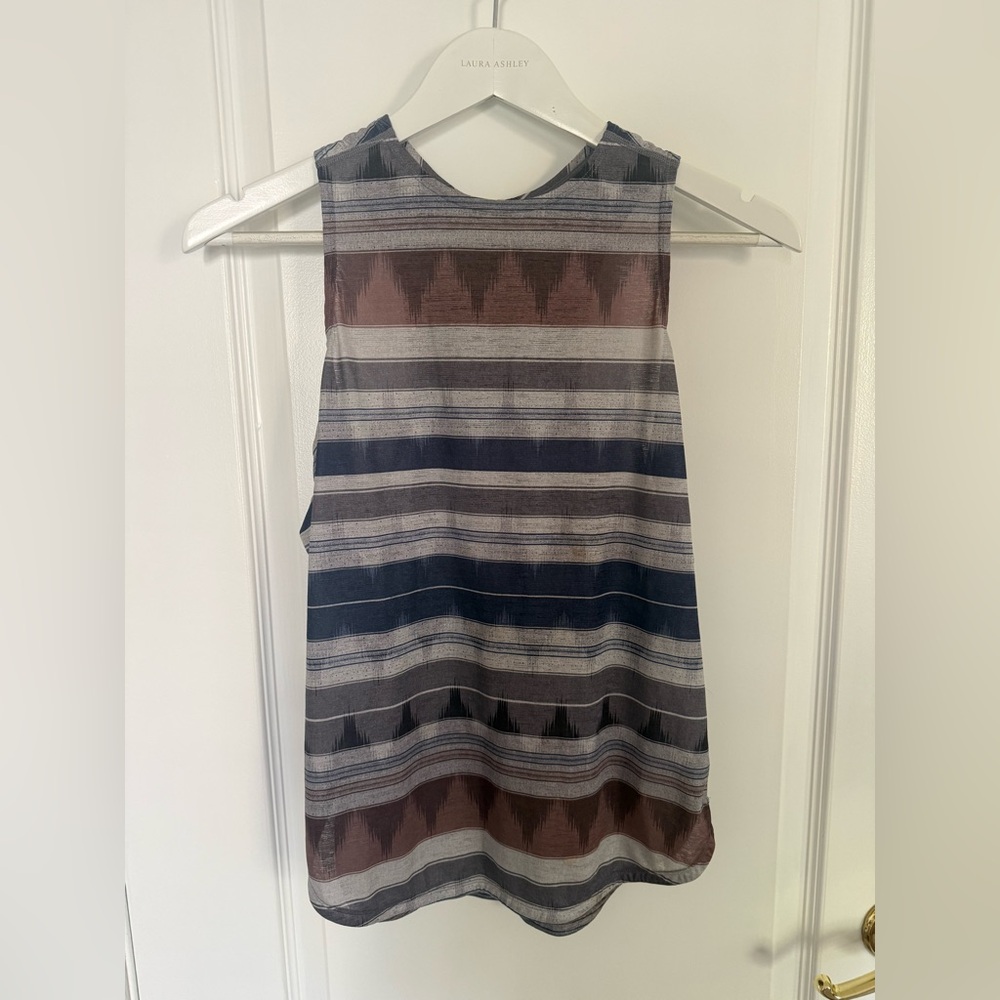Tribal pattern muscle tank